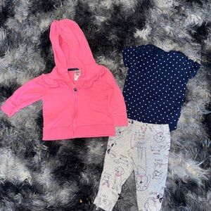 Carter's Pink Zip-Up Hoodie